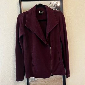 H by Bordeaux Zip up sweater.